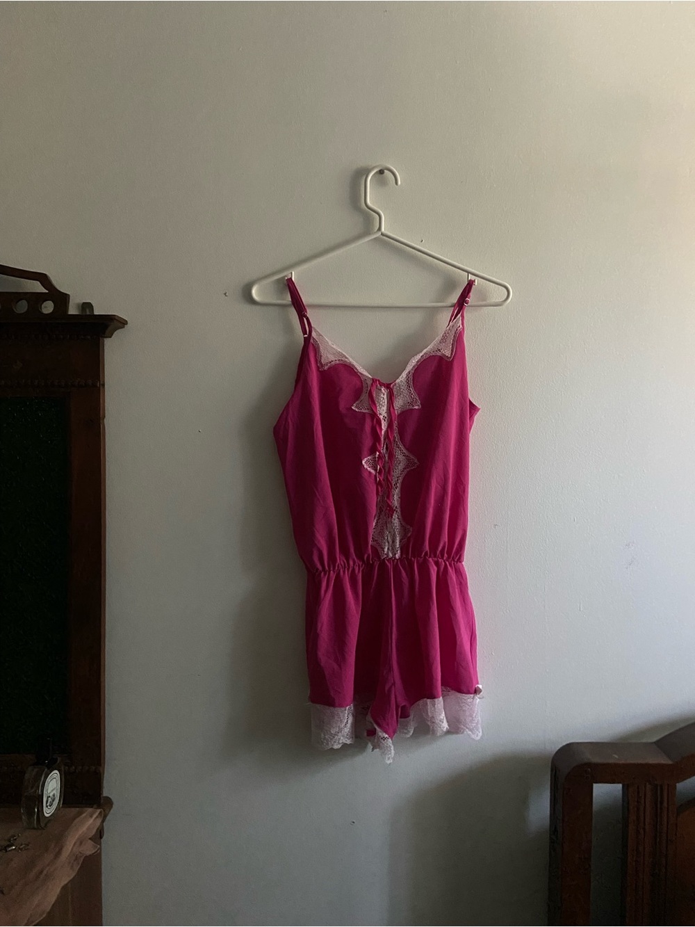 Oscar de la Renta Hot Pink Sleep Teddy